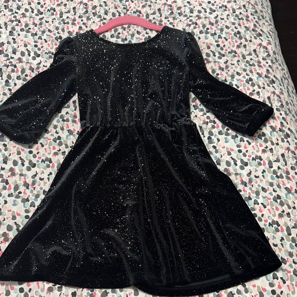 GAP Black Glitter Kids Formal Dress